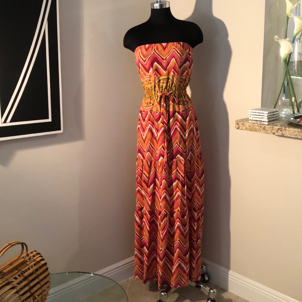 Beth Bowley printed silk maxi dress SOLD!!!